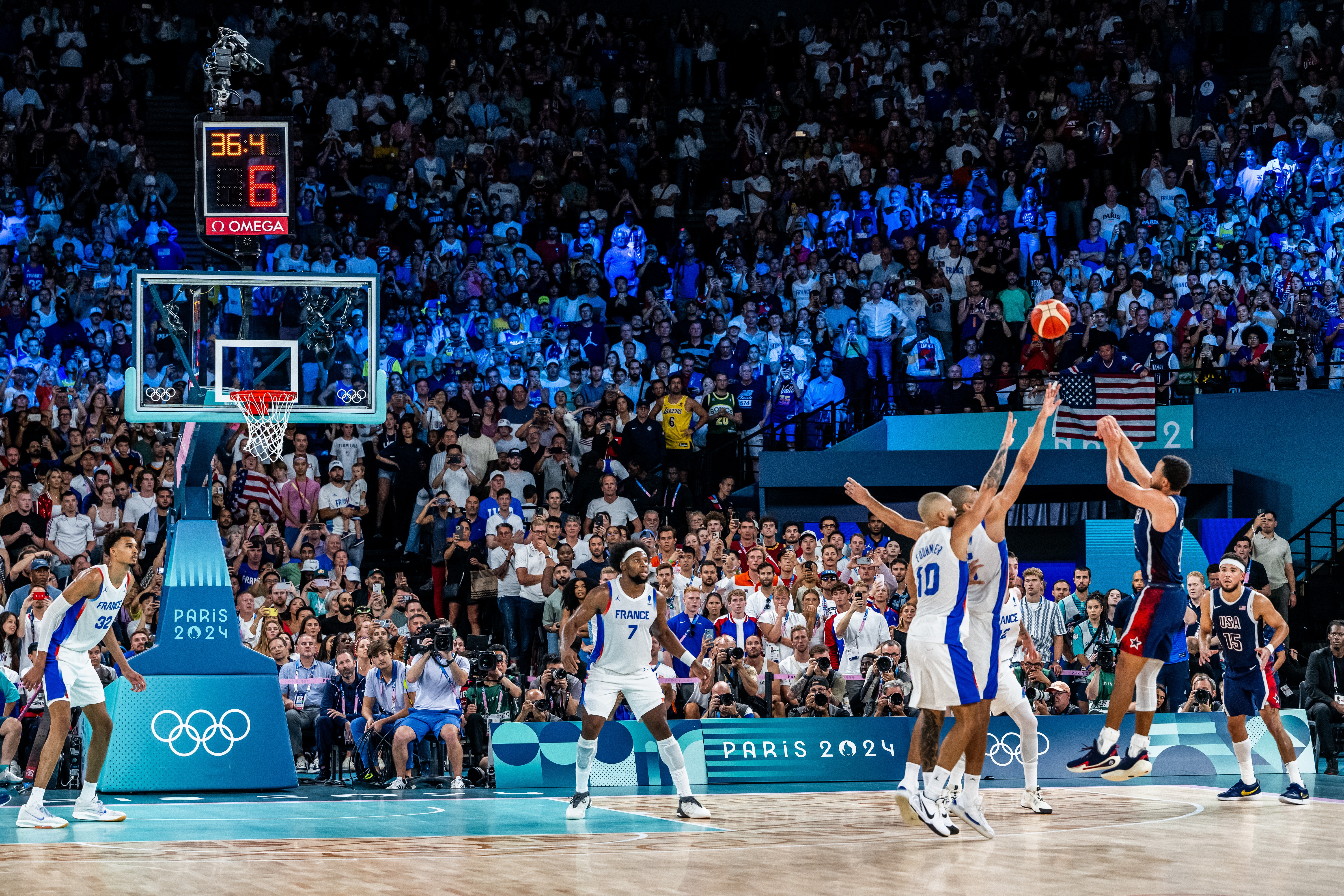 亚布塞莱谈奥运男篮决赛:巴黎主场如客场 但我们逼出了最强库里